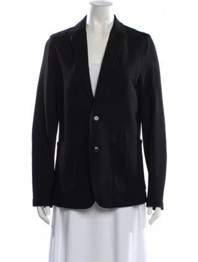Pre-owned Saks Fifth Avenue Blazer In Blue