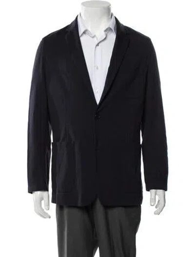 Pre-owned Saks Fifth Avenue Blazer In Blue