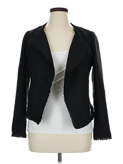 Pre-owned Saks Fifth Avenue Blazer Jacket In Black