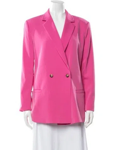 Pre-owned Saks Fifth Avenue Blazer In Pink