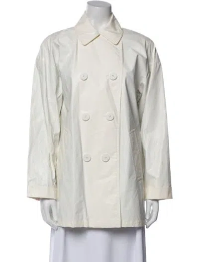 Pre-owned Saks Fifth Avenue Blazer In White