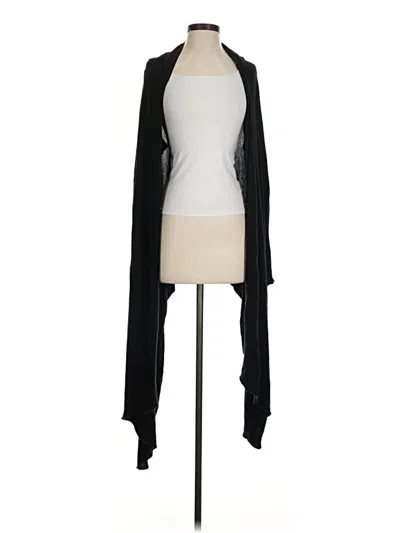 Pre-owned Saks Fifth Avenue Cardigan Sweater In Black