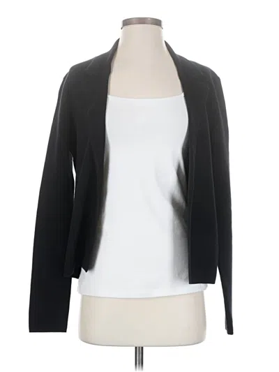 Pre-owned Saks Fifth Avenue Cardigan Sweater In Black