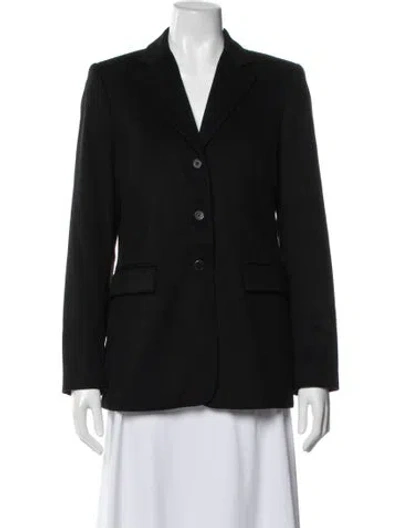 Pre-owned Saks Fifth Avenue Cashmere Blazer In Black