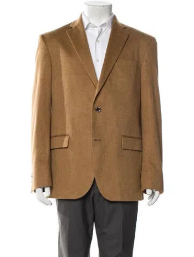 Pre-owned Saks Fifth Avenue Cashmere Blazer In Brown