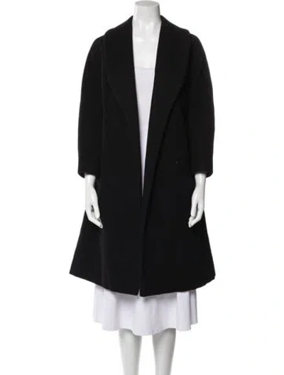 Pre-owned Saks Fifth Avenue Cashmere Coat In Black