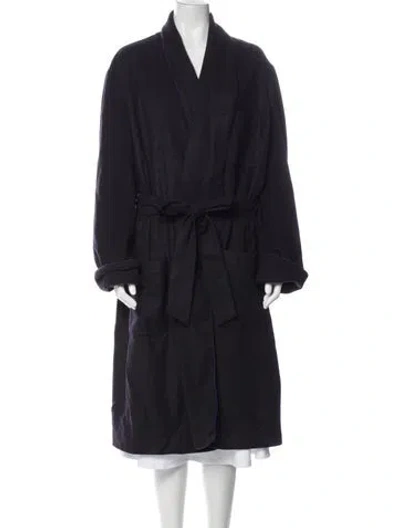 Pre-owned Saks Fifth Avenue Cashmere Coat In Black