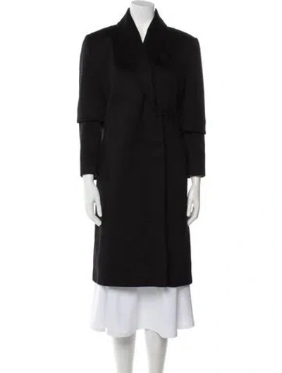 Pre-owned Saks Fifth Avenue Cashmere Coat In Black