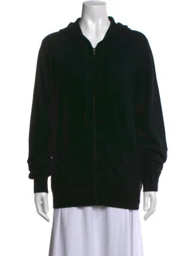 Pre-owned Saks Fifth Avenue Cashmere Crew Neck Sweater W/ Tags In Black