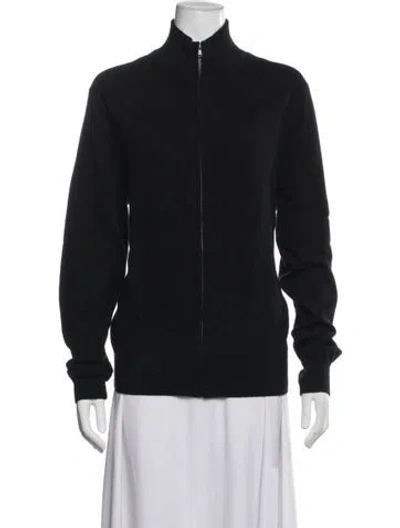 Pre-owned Saks Fifth Avenue Cashmere Jacket In Black