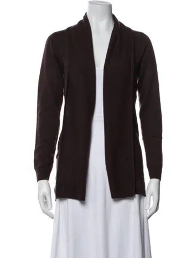 Pre-owned Saks Fifth Avenue Cashmere Open Front Sweater W/ Tags In Pink