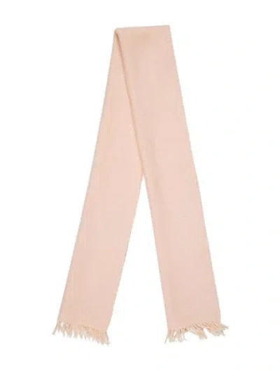 Pre-owned Saks Fifth Avenue Cashmere Scarf In Neutral