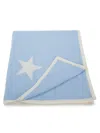 Saks Fifth Avenue Kids' Cashmere Star Knit Baby Blanket In Light Blue