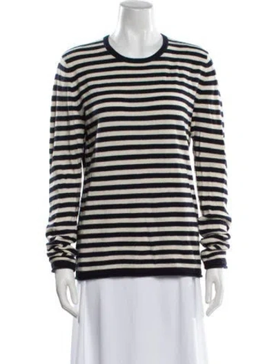 Pre-owned Saks Fifth Avenue Cashmere Striped Sweater In Multi