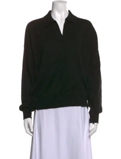 Pre-owned Saks Fifth Avenue Cashmere Sweater W/ Tags In Black