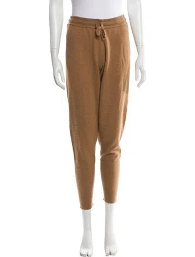 Pre-owned Saks Fifth Avenue Cashmere Sweatpants In Brown