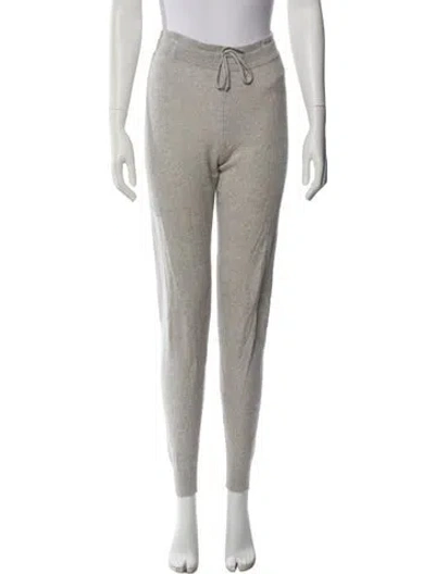 Pre-owned Saks Fifth Avenue Cashmere Sweatpants In Gray