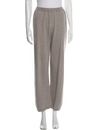 Pre-owned Saks Fifth Avenue Cashmere Sweatpants In Gray