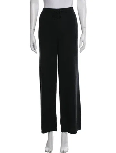 Pre-owned Saks Fifth Avenue Cashmere Sweatpants W/ Tags In Black