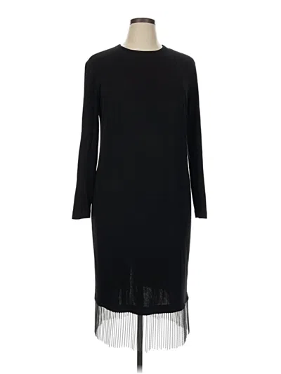 Pre-owned Saks Fifth Avenue Casual Dress In Black