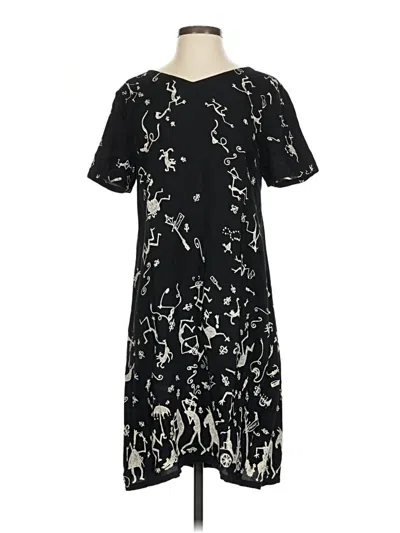 Pre-owned Saks Fifth Avenue Casual Dress In Black