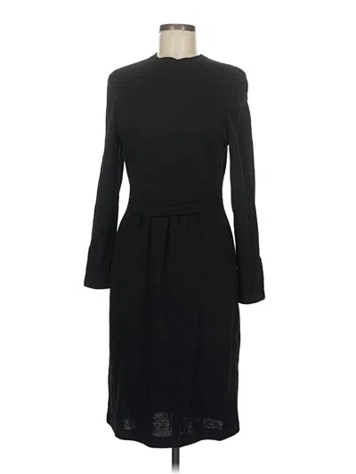 Pre-owned Saks Fifth Avenue Casual Dress In Black