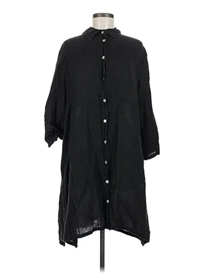 Pre-owned Saks Fifth Avenue Casual Dress In Black