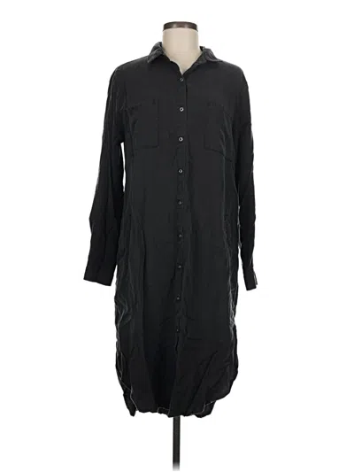 Pre-owned Saks Fifth Avenue Casual Dress In Black