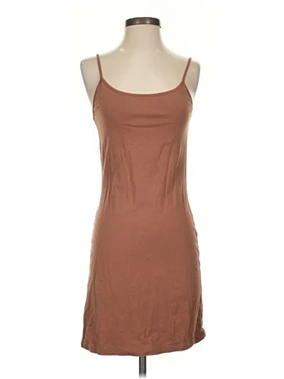 Pre-owned Saks Fifth Avenue Casual Dress In Brown