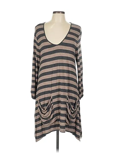 Pre-owned Saks Fifth Avenue Casual Dress In Gray