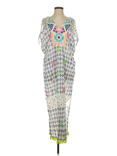 Pre-owned Saks Fifth Avenue Casual Dress In Gray