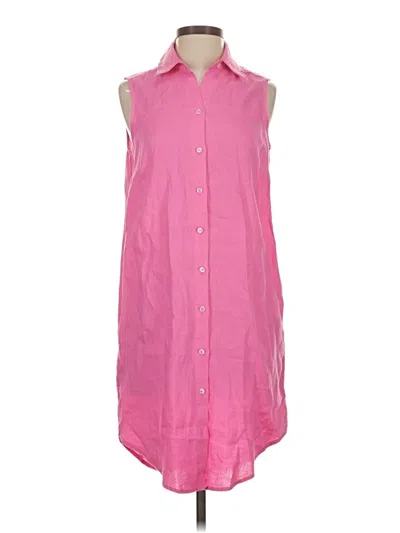 Pre-owned Saks Fifth Avenue Casual Dress In Pink