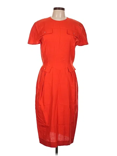 Pre-owned Saks Fifth Avenue Casual Dress In Red
