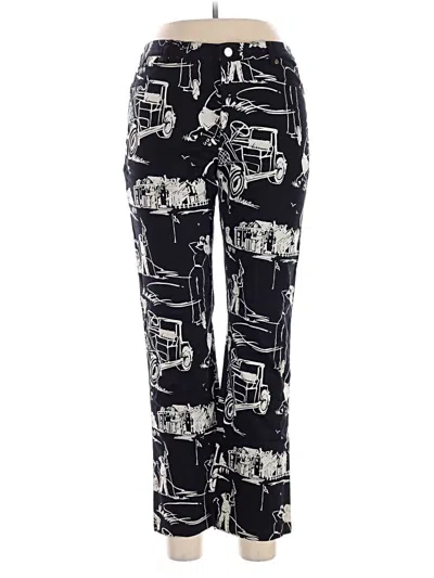 Pre-owned Saks Fifth Avenue Casual Pants In Black