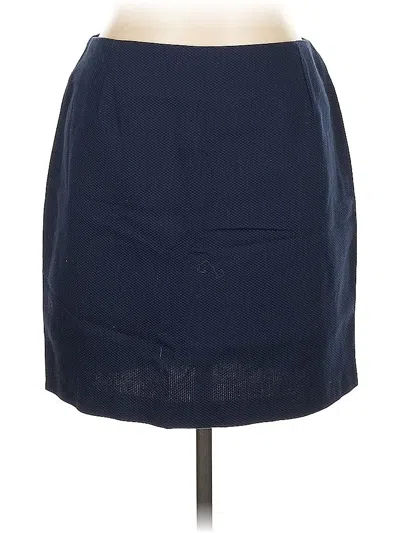 Pre-owned Saks Fifth Avenue Casual Skirt In Blue