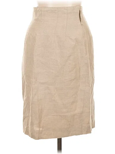Pre-owned Saks Fifth Avenue Casual Skirt In Brown