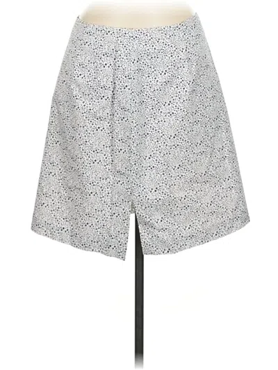 Pre-owned Saks Fifth Avenue Casual Skirt In Gray