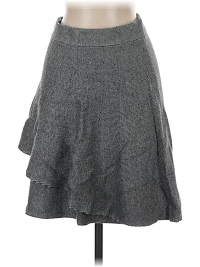 Pre-owned Saks Fifth Avenue Casual Skirt In Gray