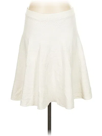 Pre-owned Saks Fifth Avenue Casual Skirt In White