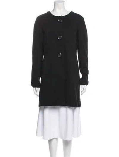 Pre-owned Saks Fifth Avenue Coat In Black
