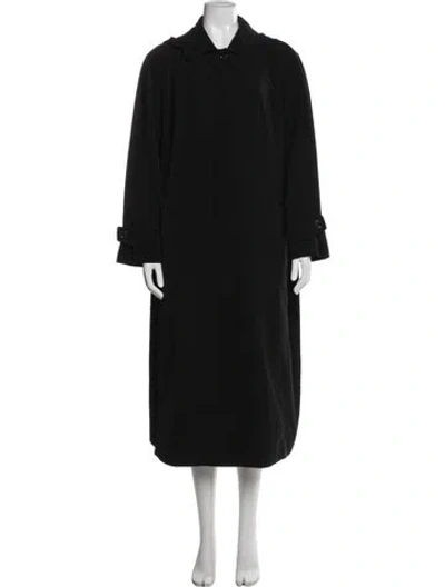 Pre-owned Saks Fifth Avenue Coat In Purple