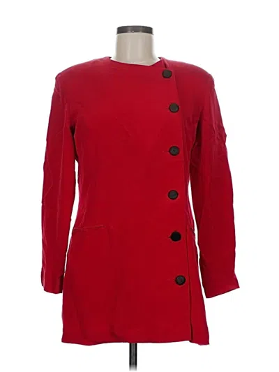 Pre-owned Saks Fifth Avenue Coat In Red