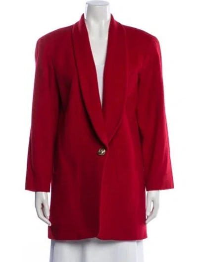 Pre-owned Saks Fifth Avenue Coat In Red