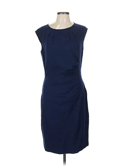 Pre-owned Saks Fifth Avenue Cocktail Dress In Blue