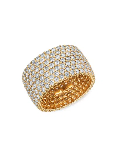 Saks Fifth Avenue Diamonds Women's 18k Gold & 4.90 Tcw Diamond Band In Yellow Gold