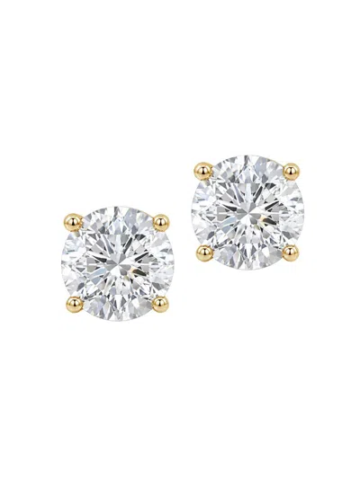 Saks Fifth Avenue Diamonds Women's 18k White Gold & 1.00 Tcw Lab-grown Diamond Stud Earrings