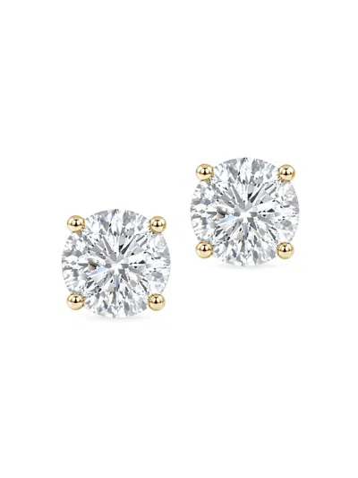 Saks Fifth Avenue Diamonds Women's 18k White Gold & 2.00 Tcw Lab-grown Diamond Stud Earrings