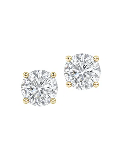 Saks Fifth Avenue Diamonds Women's 18k White Gold & 4.00 Tcw Lab-grown Diamond Stud Earrings