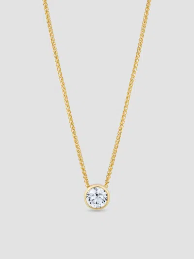 Saks Fifth Avenue Diamonds Women's 18k Yellow Gold & 0.50 Tcw Diamond Pendant Necklace