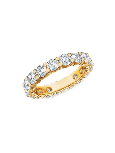 Saks Fifth Avenue Diamonds Women's 18k Yellow Gold & 3.57 Tcw Diamond Eternity Band